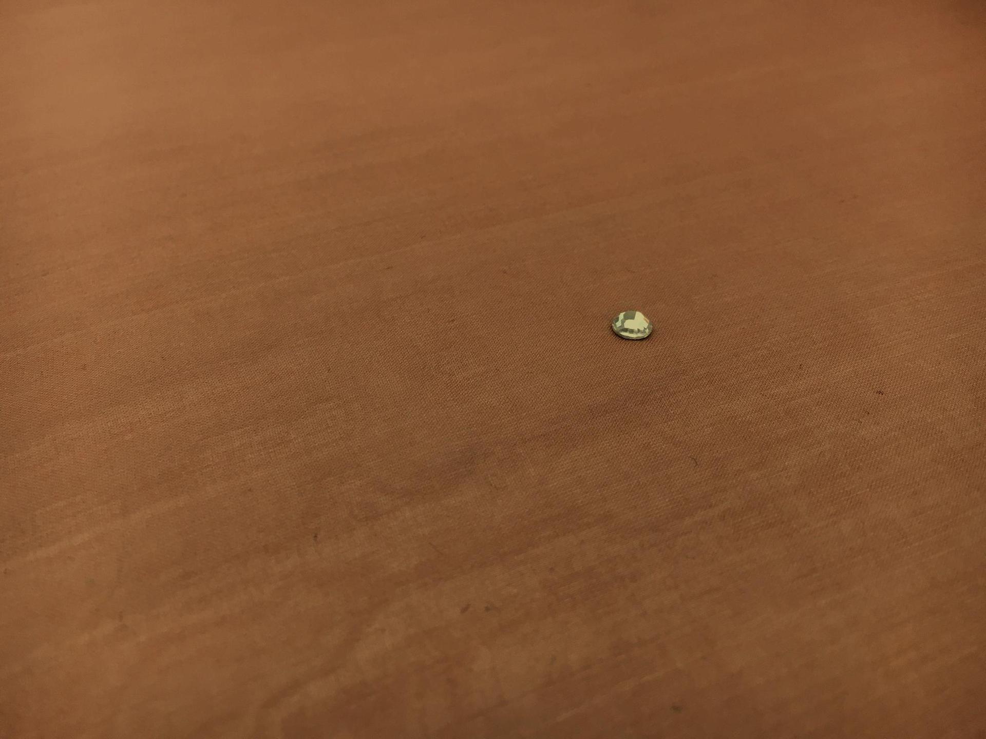 REDUCED Swarovski Crystals on Silk Chiffon0