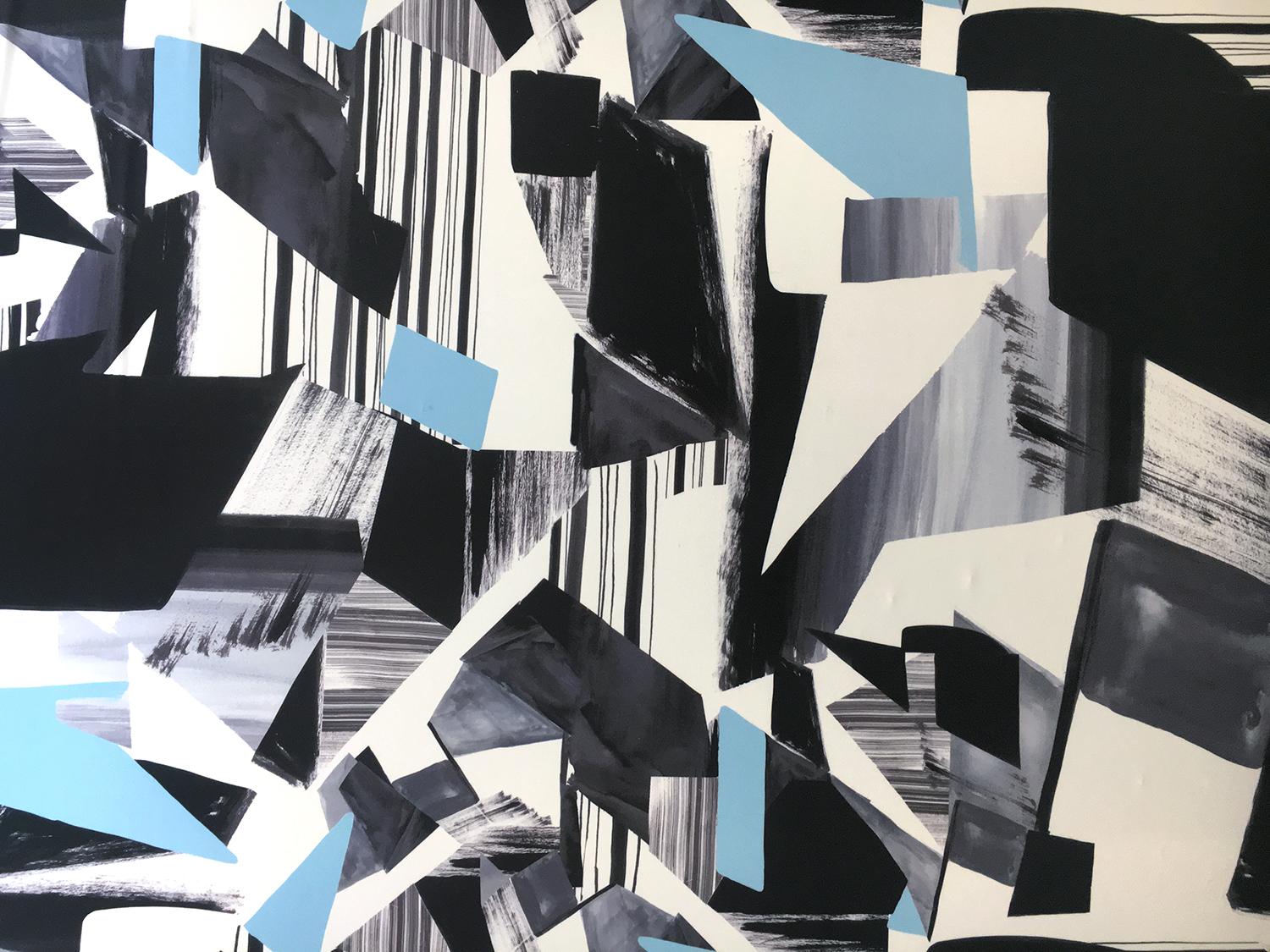 Poly Spandex Jersey Abstract Print 0