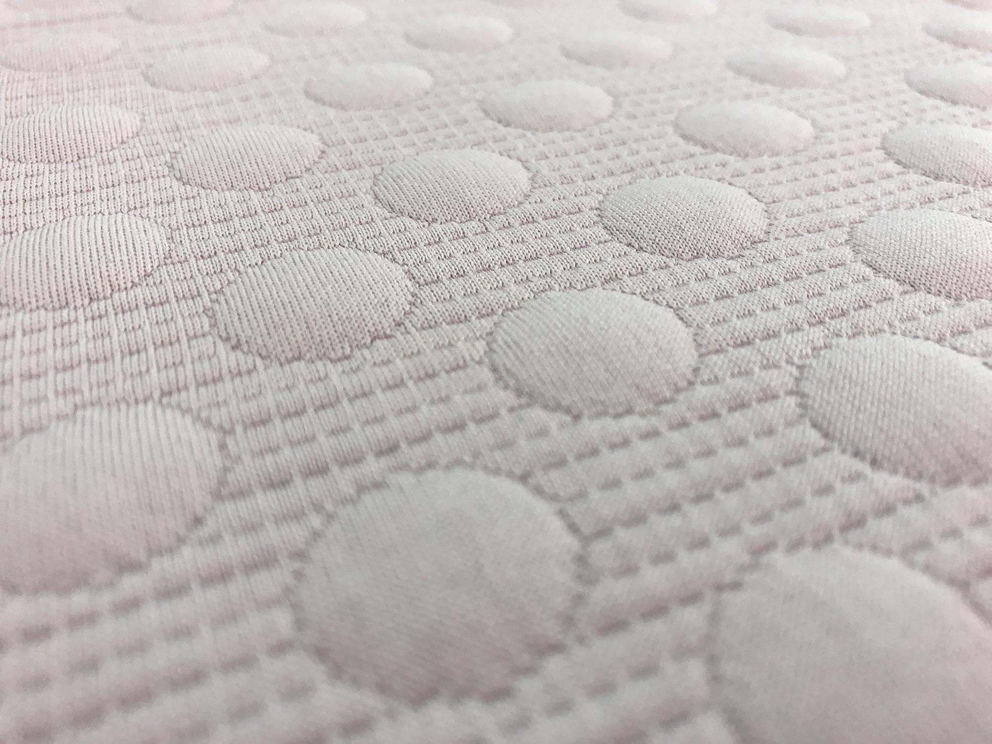 Poly Blend Novelty Dots Knit in Pebble2