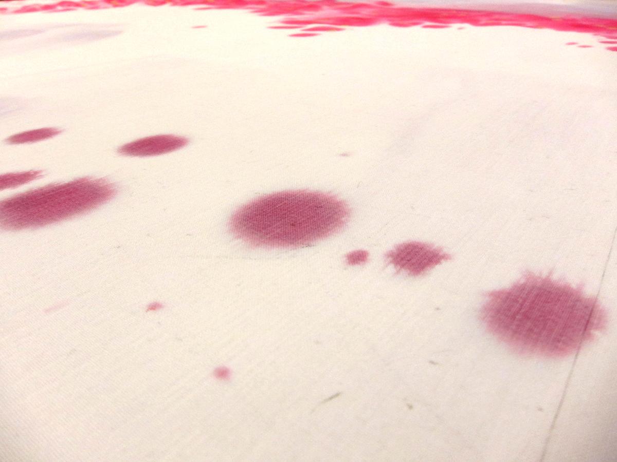 Hand Painted Silk Chiffon1