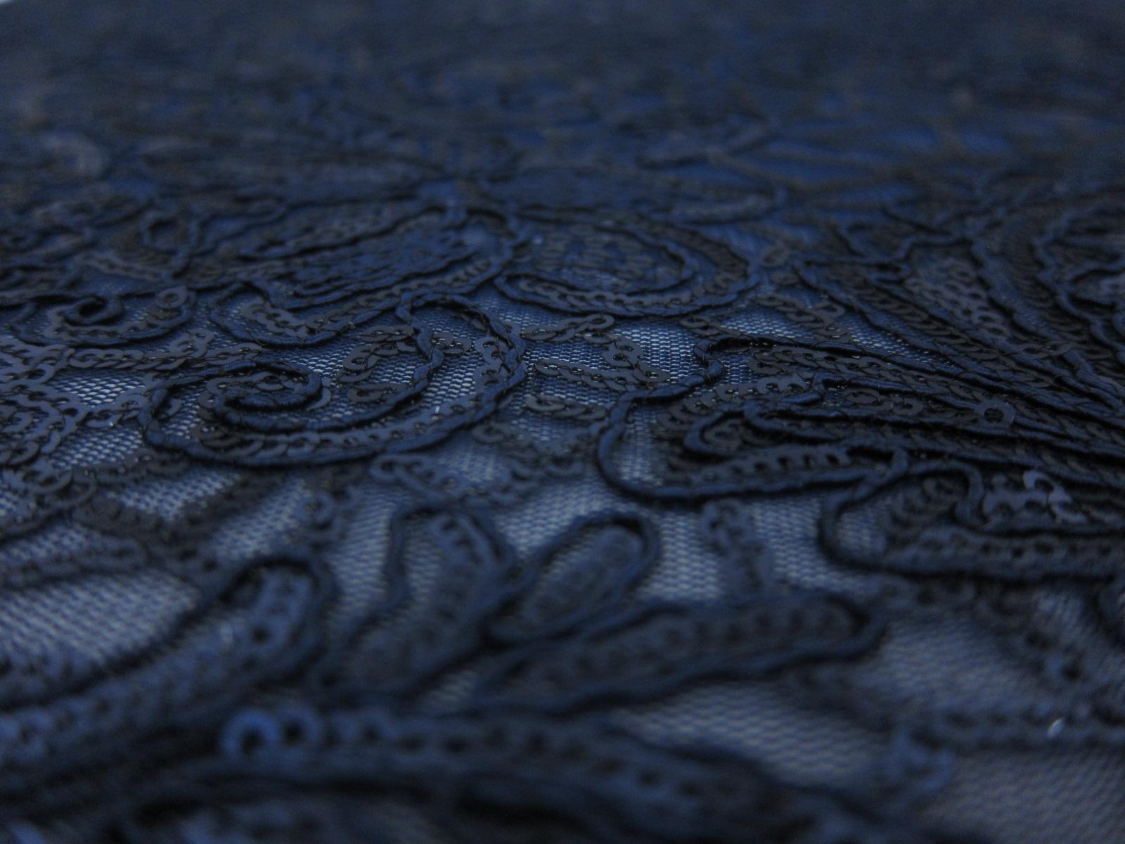 Tulle with Sequins and Cording2