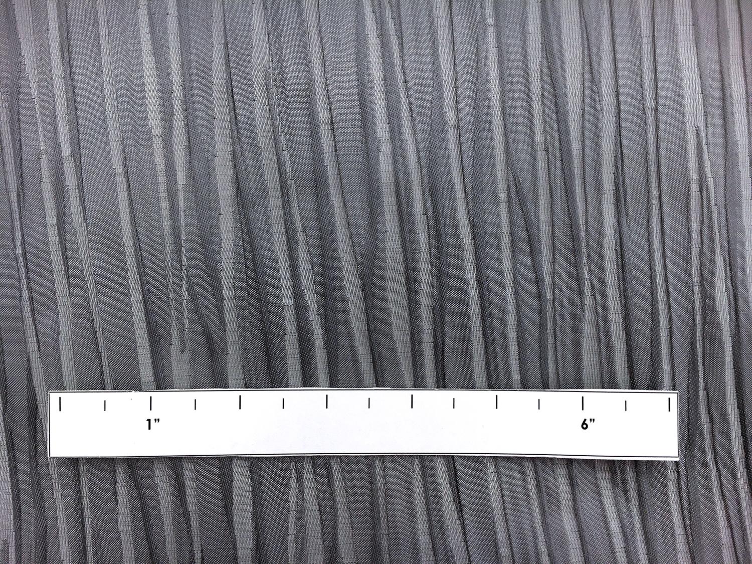 Wide Width Polyester Ripple Cloth in Iron1