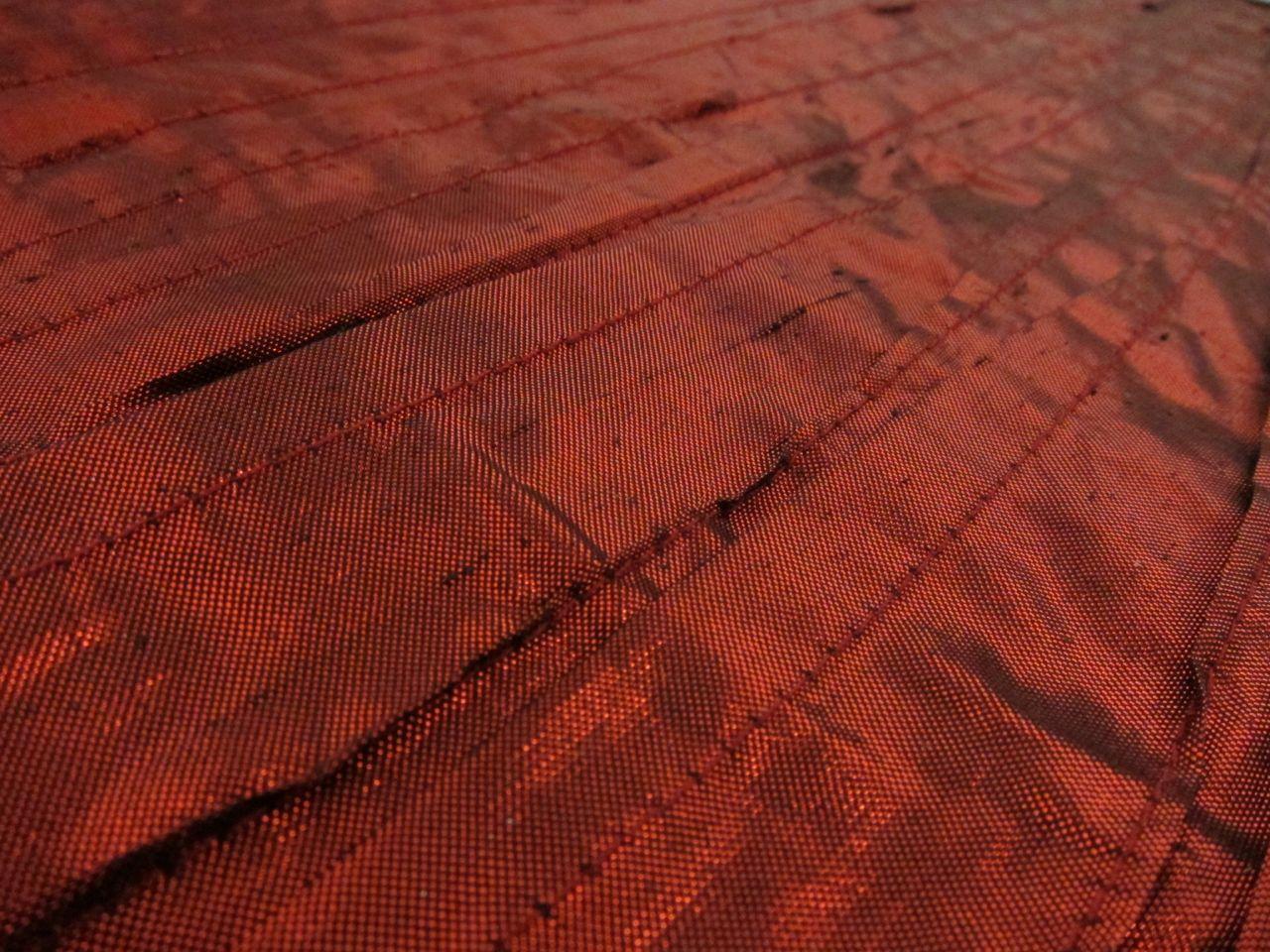 Metallic Tucked Silk Shantung2