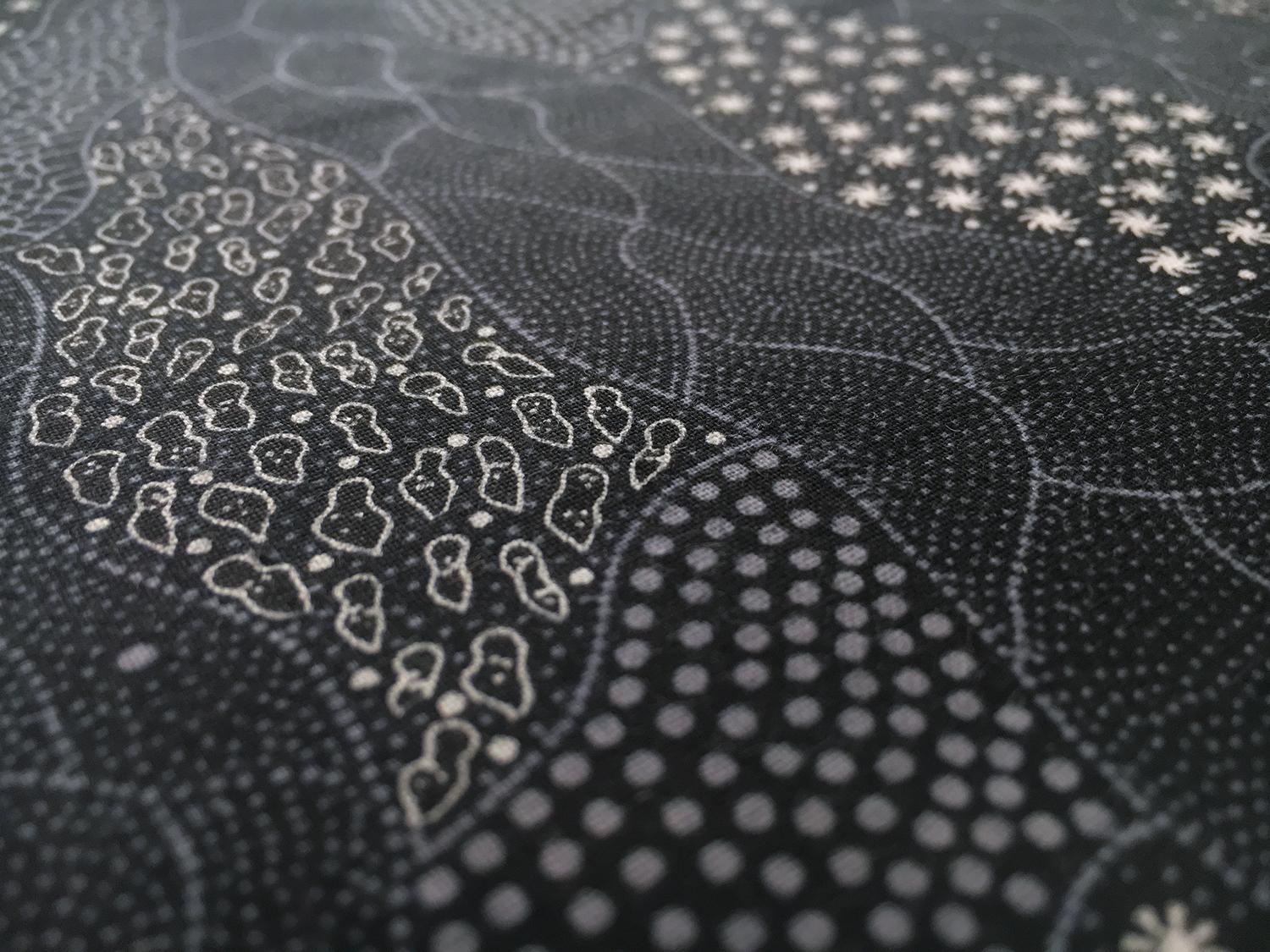 Australian Cotton Print With Aboriginal Motif2