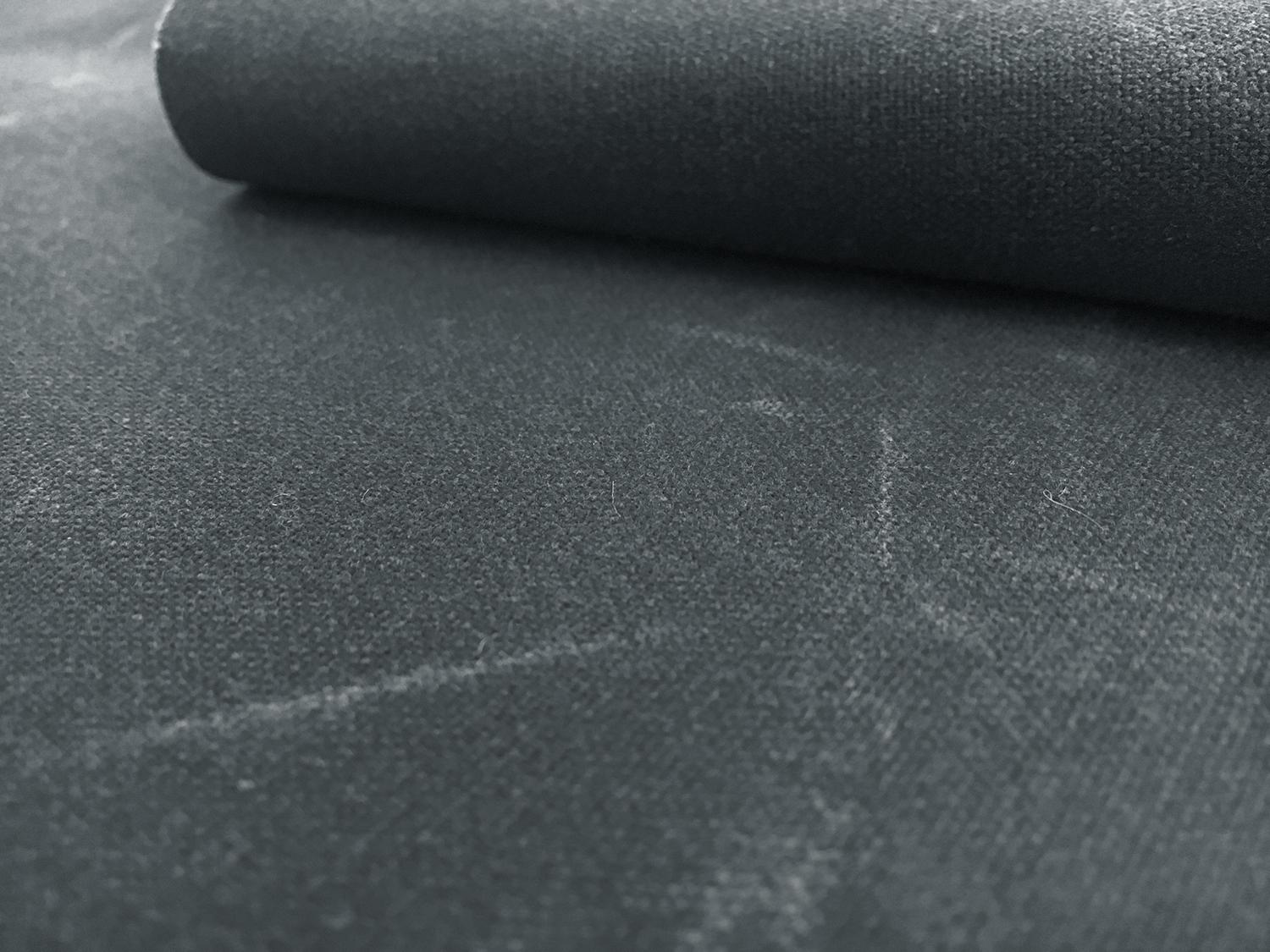 Cotton Wax Cloth in Slate0