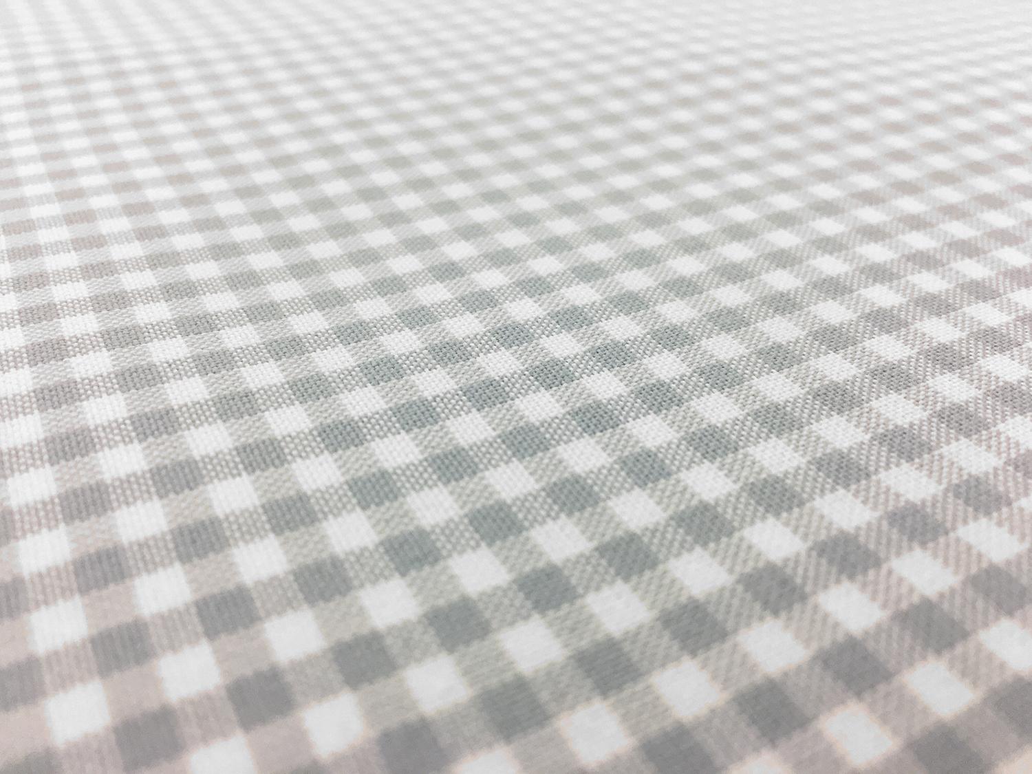 Carolina Cotton Gingham in Platinum2