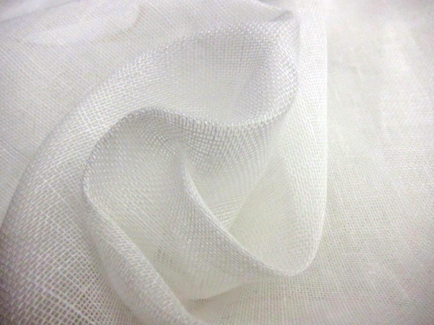 Irish Linen Mesh White 1