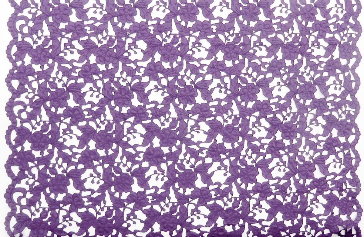 Laser Cut Corded Satin0