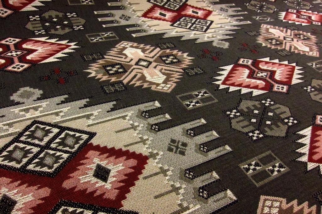 Cotton Blend Upholstery with Woven Native Pattern2