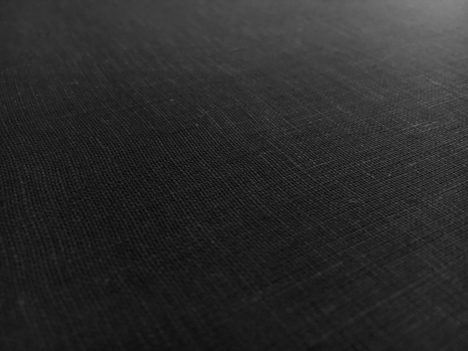 Belgian Handkerchief Linen in Black0