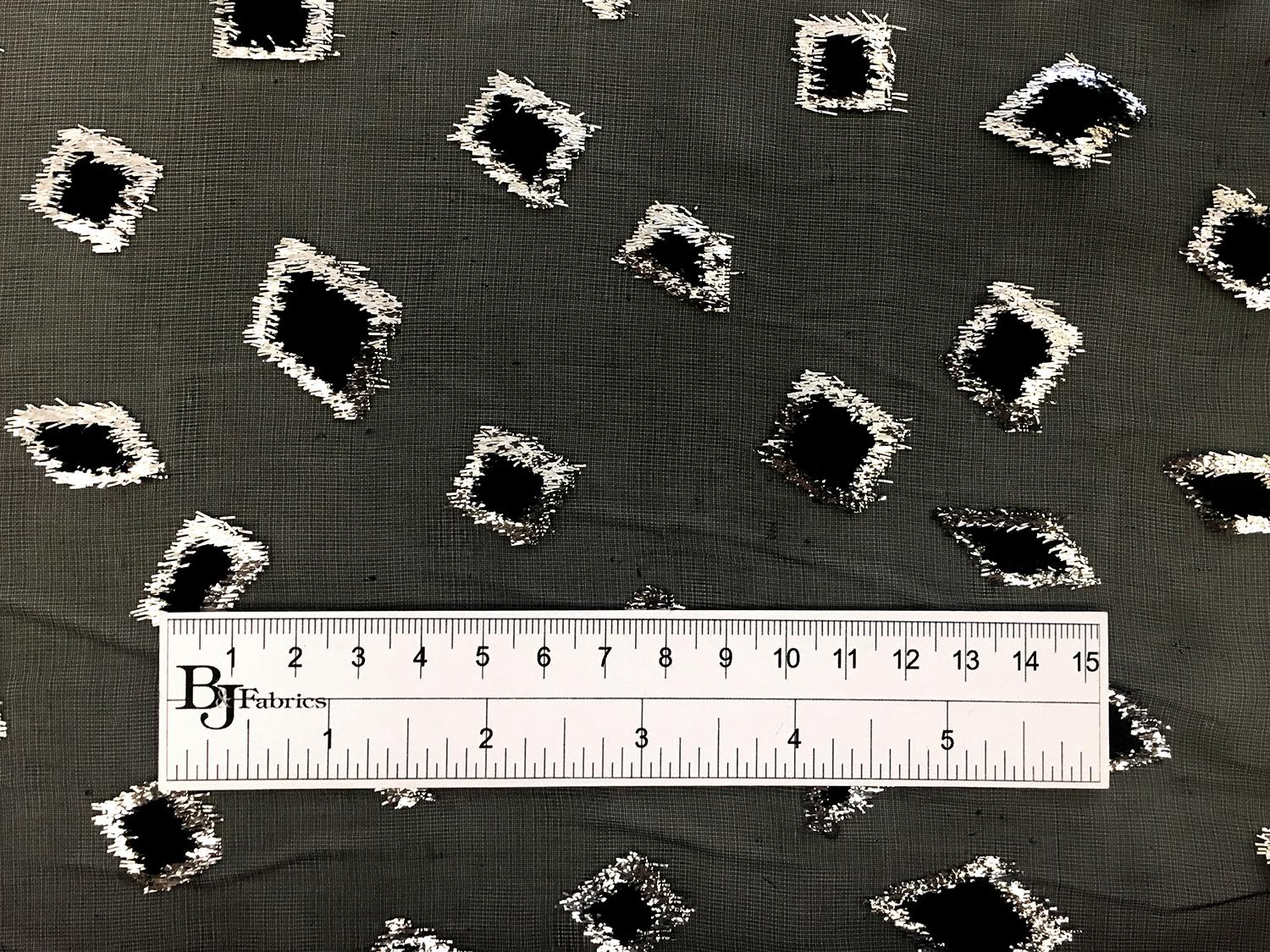 Poly and Lurex Burnout Velvet with Diamonds1