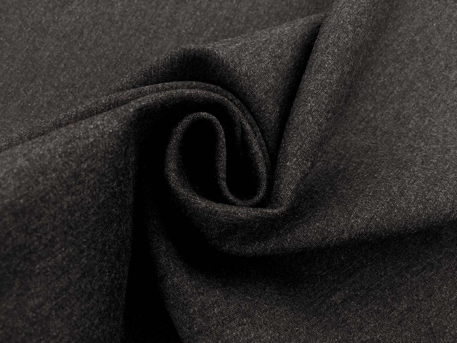 Rayon Nylon Spandex Doubleface Knit in Grey1