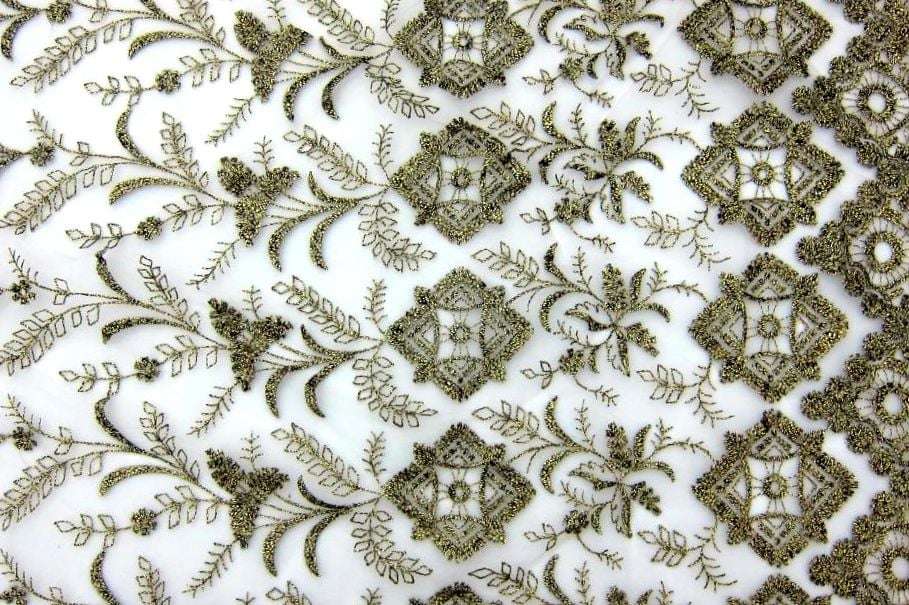 Metallic Embroidered Illusion0