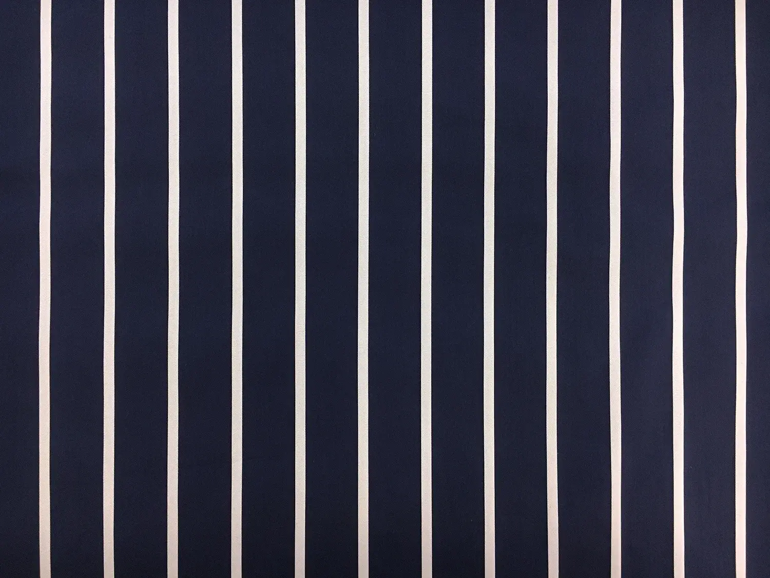 Cotton Blend Stretch Pencil Stripe Shirting in Navy0
