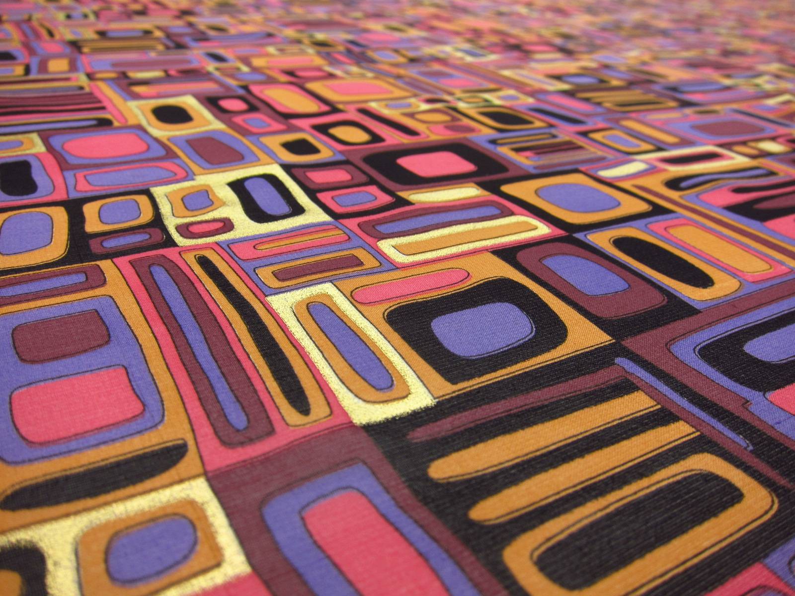 Metallic Printed Silk Chiffon2