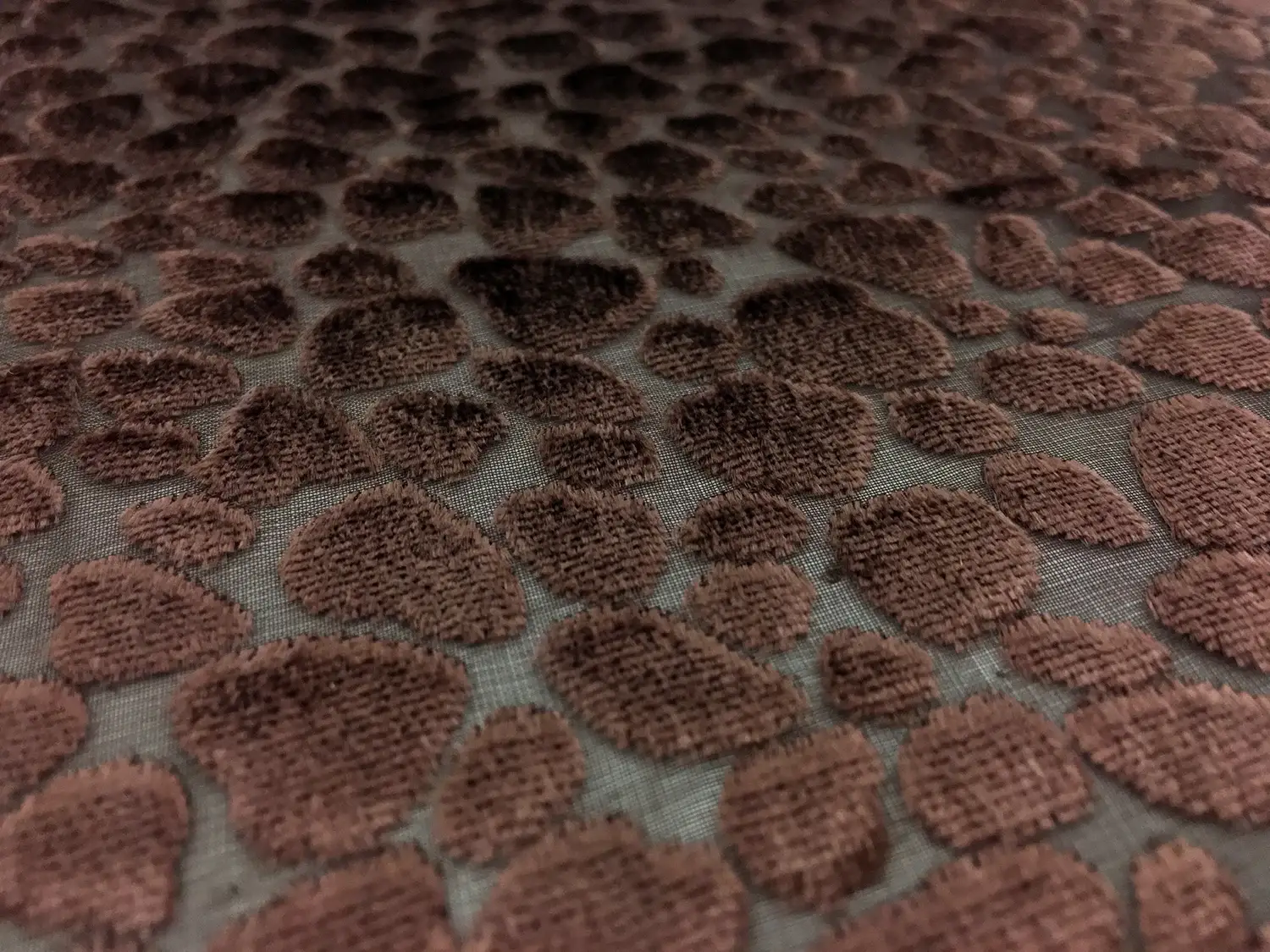 Poly Rayon Burnout Velvet With Dots2