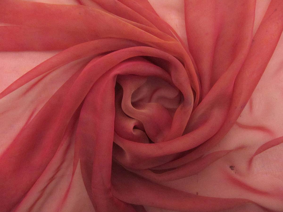 Tie Dye Silk Chiffon0