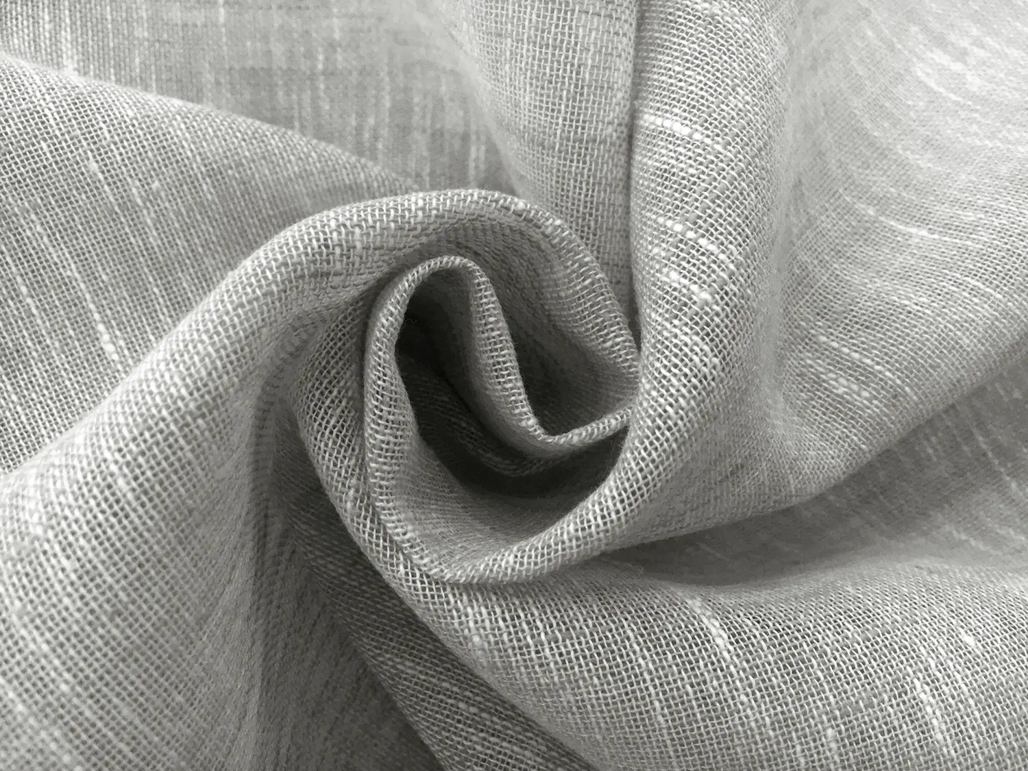 Extra Wide Poly Cotton Sheer Mesh in Grey1