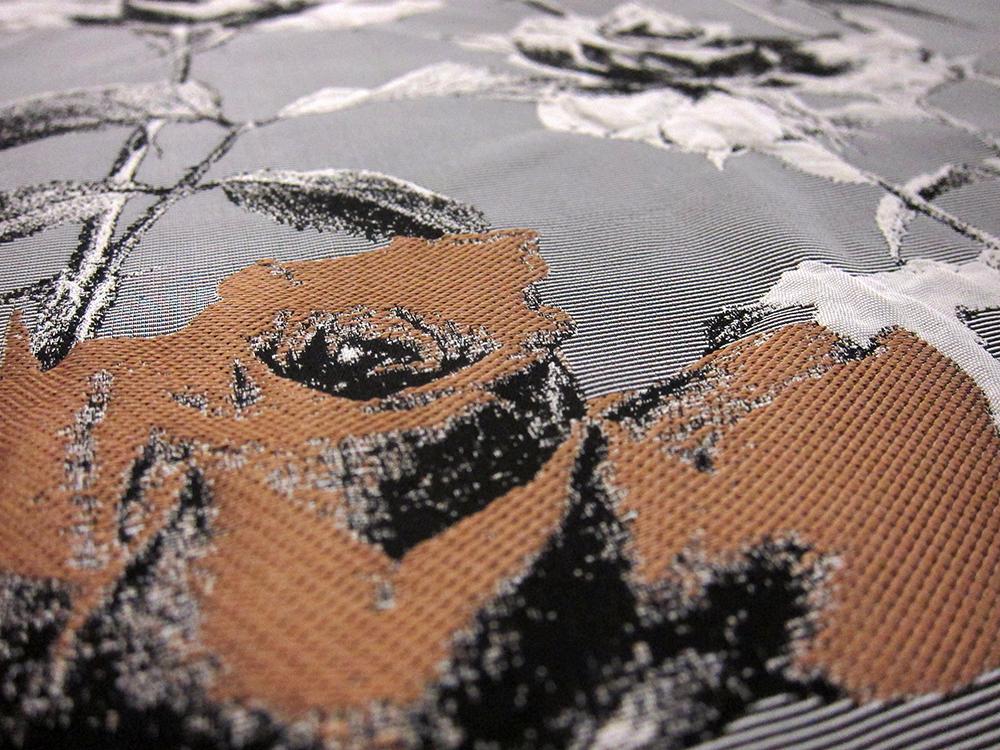 Polyester and Viscose Blend Cloqué1