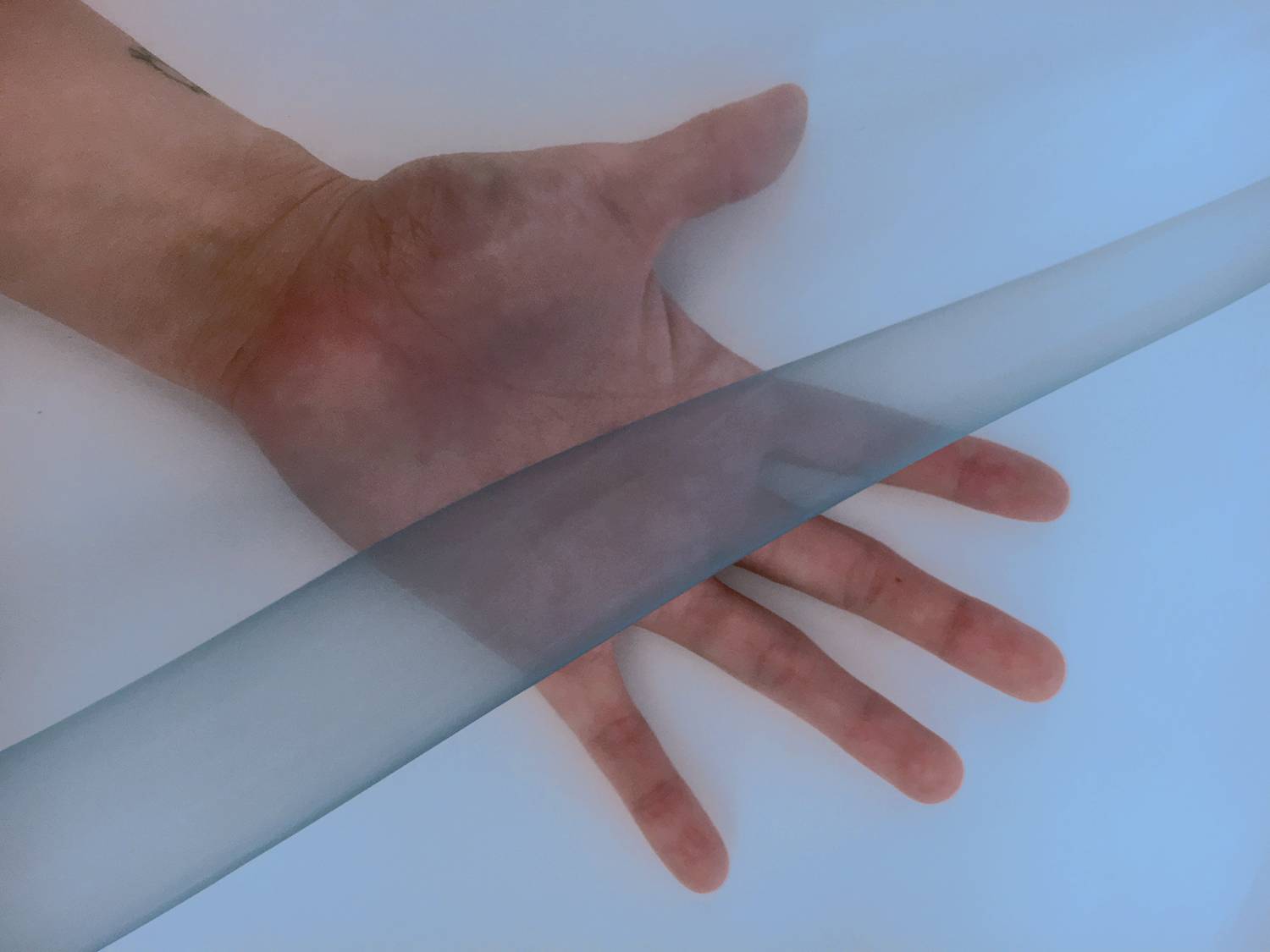 Japanese Polyester Extra Fine Organza in Powder Blue1