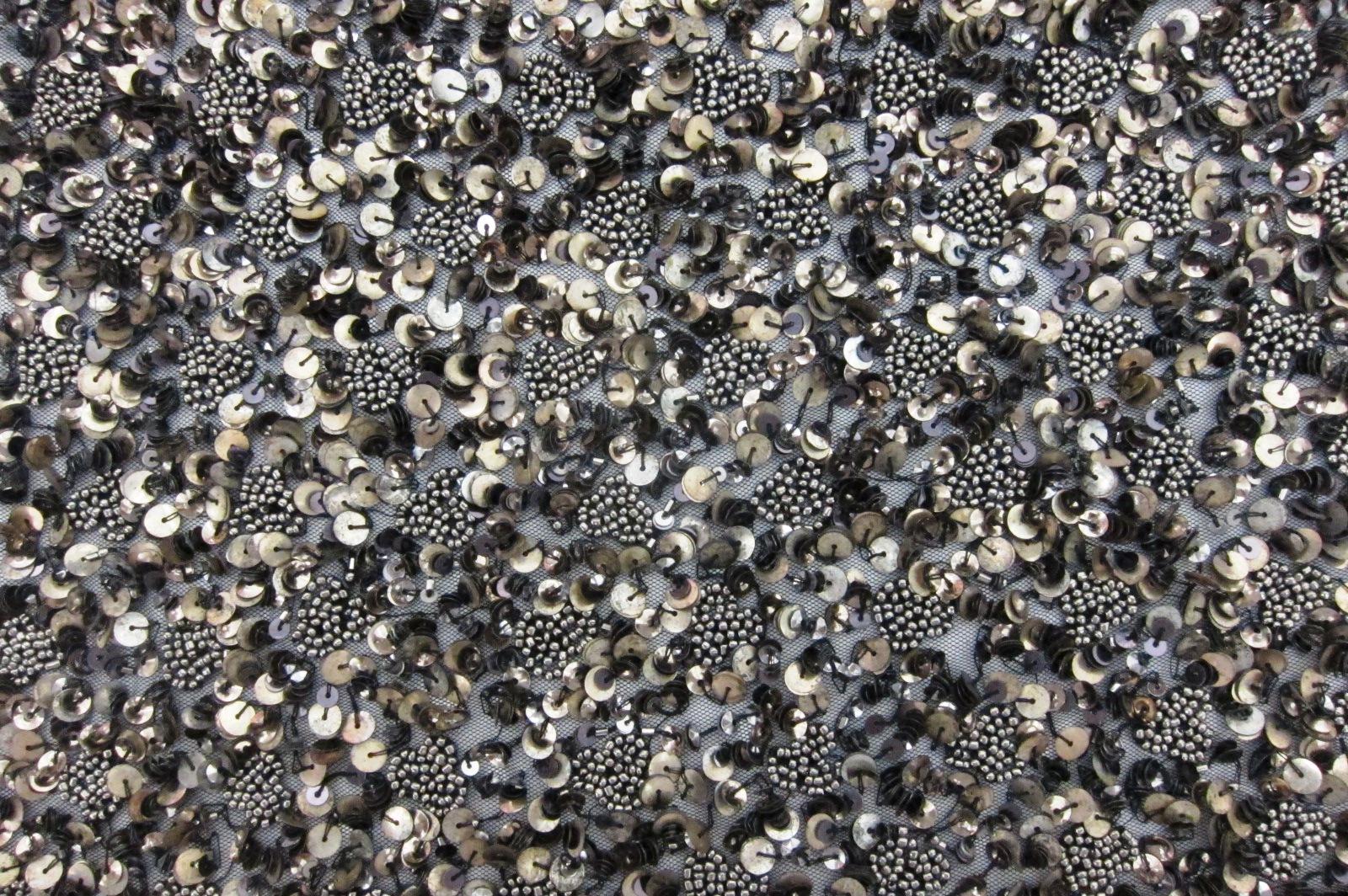 Sequins and Beading on Tulle0