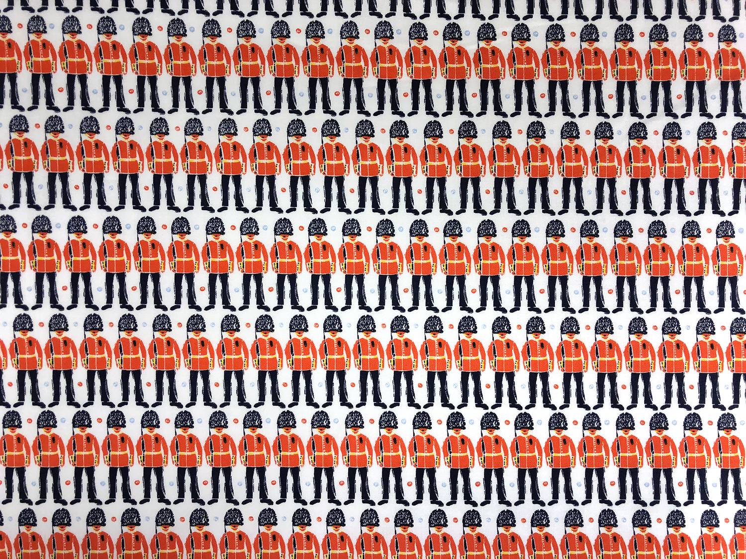 Cotton Broadcloth London Guards Print0