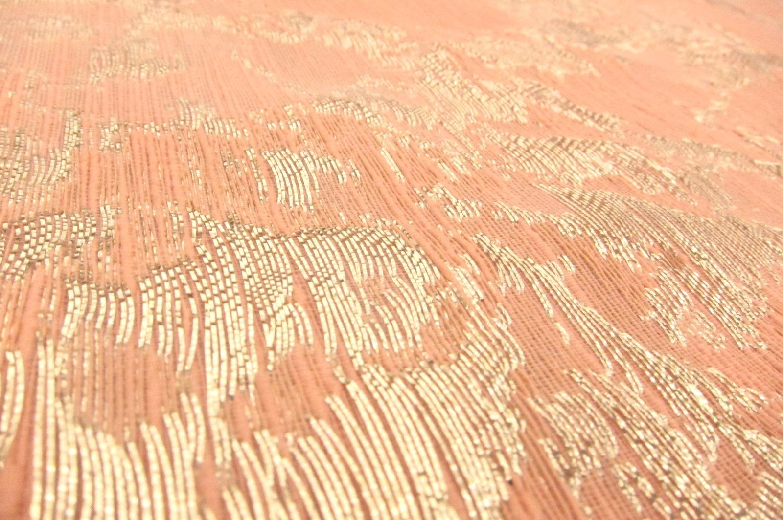 Metallic Silk and Cotton Blend Damask2