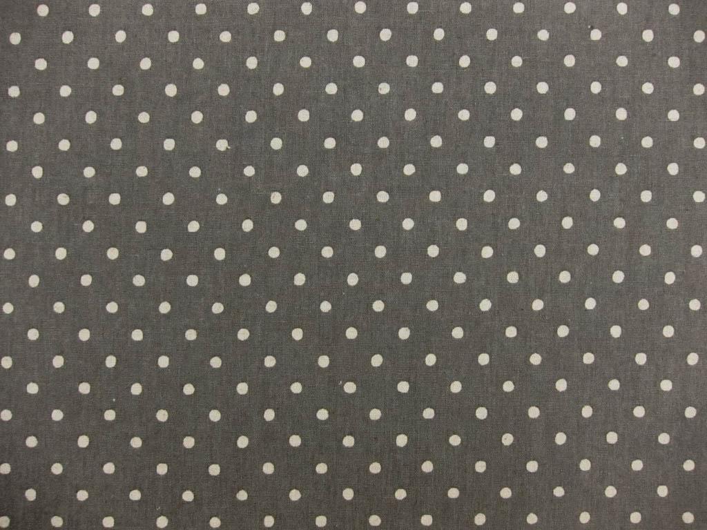 Japanese Cotton Linen Polka Dot Print0
