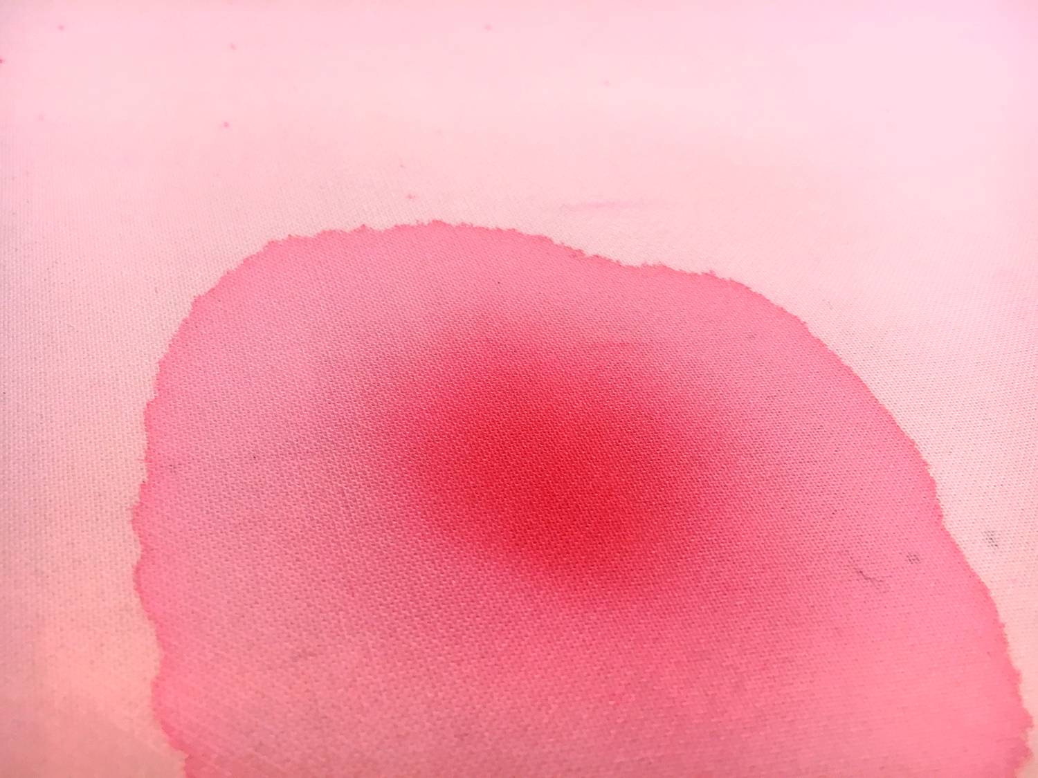 Hand Painted Silk Gazar with Watercolor Dots2
