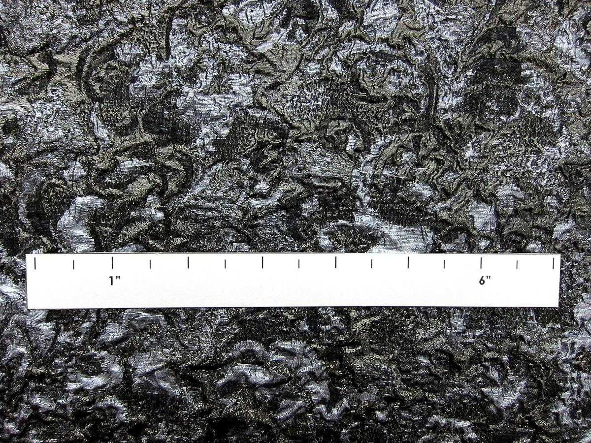 Silk Blend Metallic Organza Cloqué2