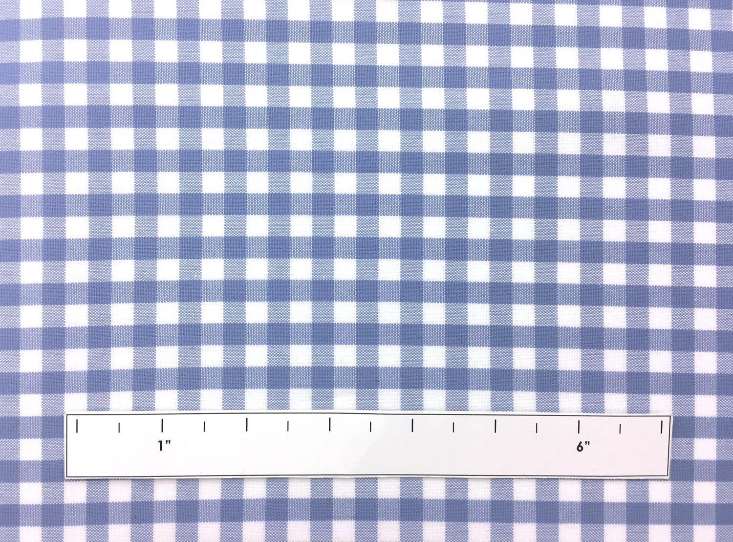 Carolina Cotton Gingham in Periwinkle1