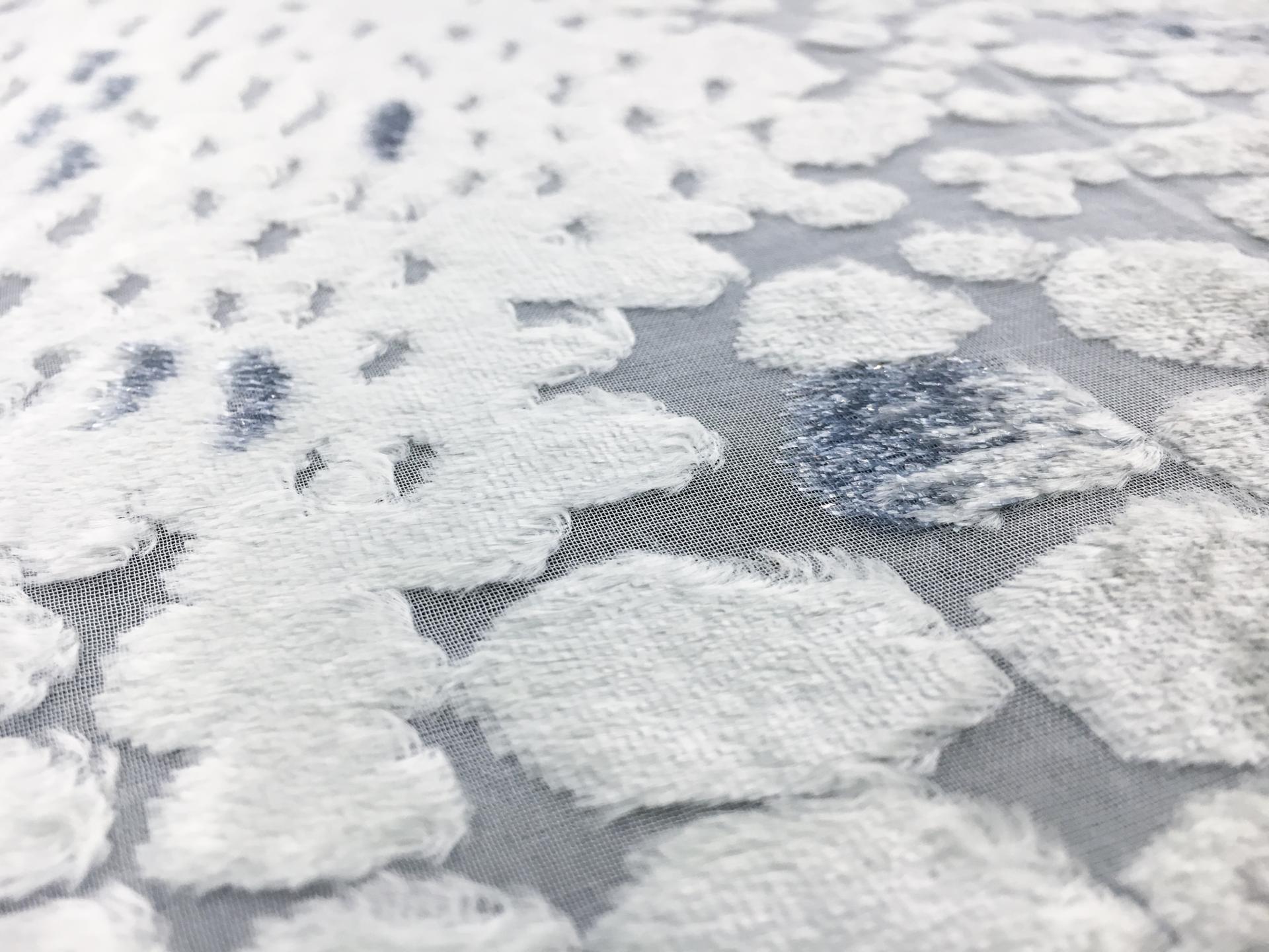 French Silk and Lurex Burnout Velvet with Reptile Patterns 2