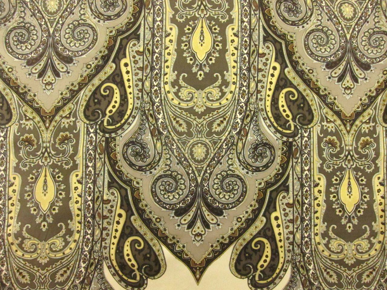 Printed Silk Charmeuse0