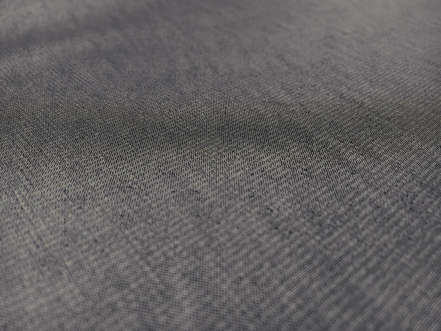 Microfiber Silver Metallic Chiffon in Midnight Navy1