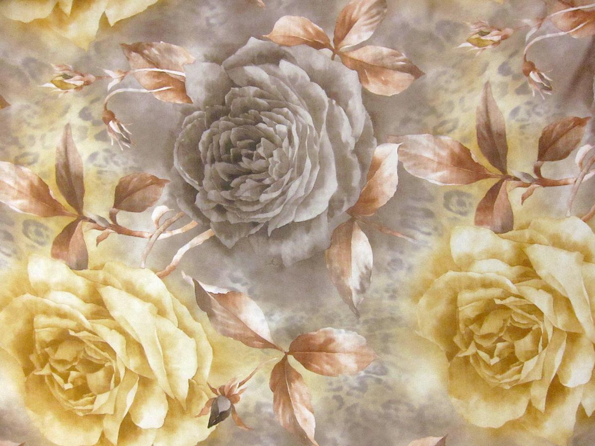 Metallic Printed Silk Chiffon0