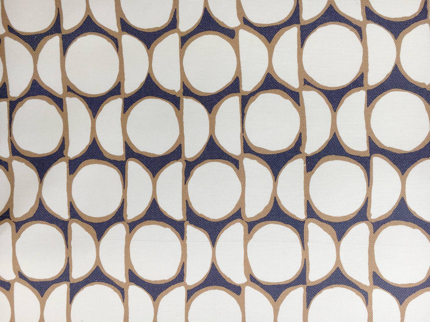 Cotton and Viscose Blend Light Weight Canvas with Geometric Patterns0