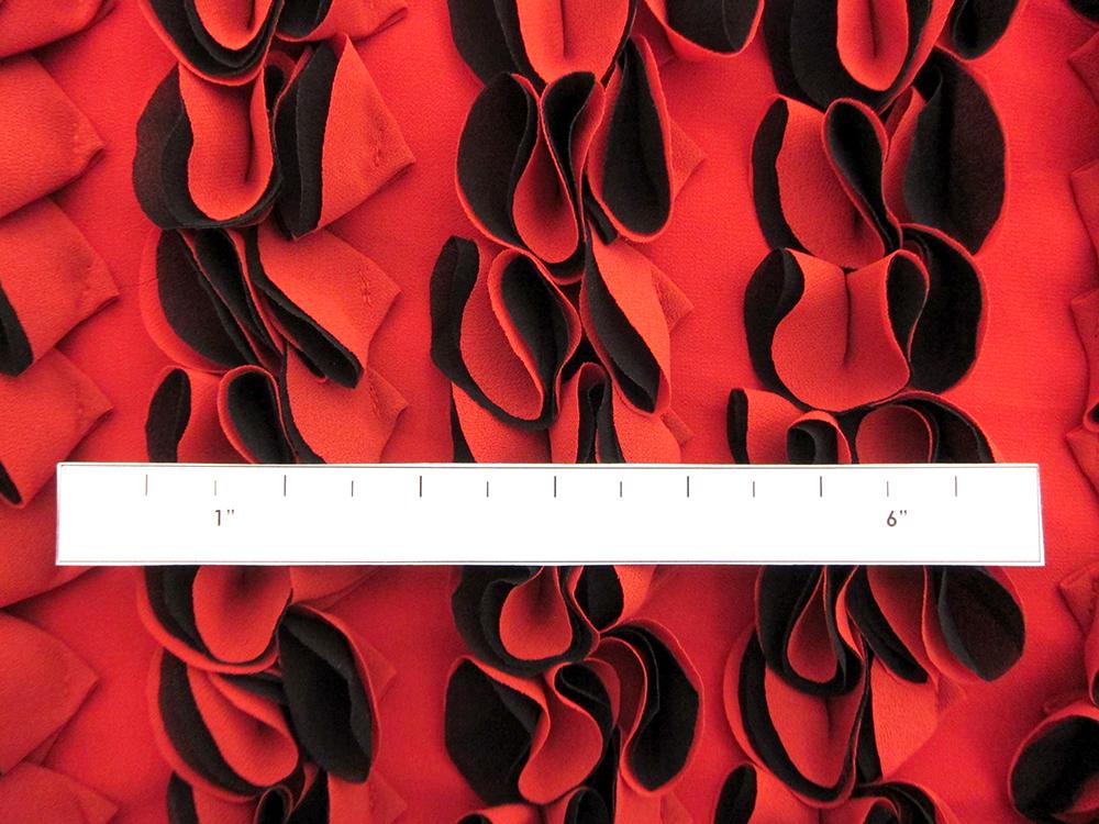 Novelty Samba Polyester Georgette Ruffles2