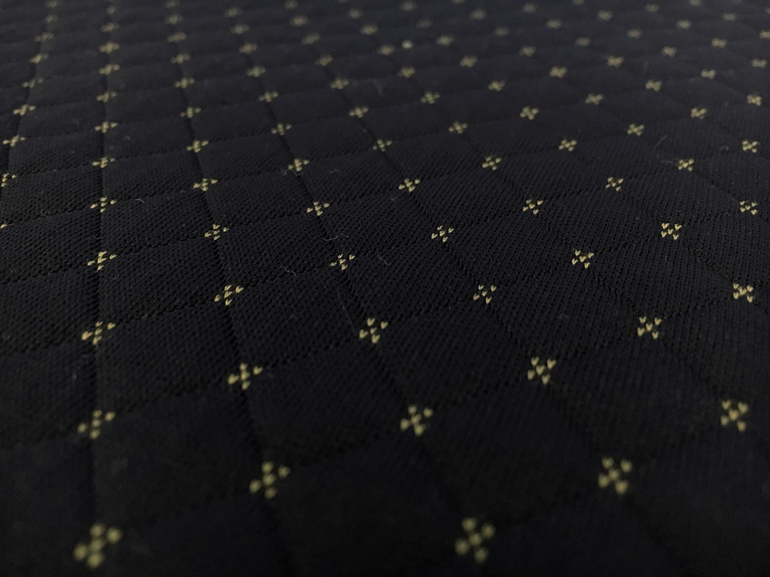 Quilted Novelty Knit in Navy3