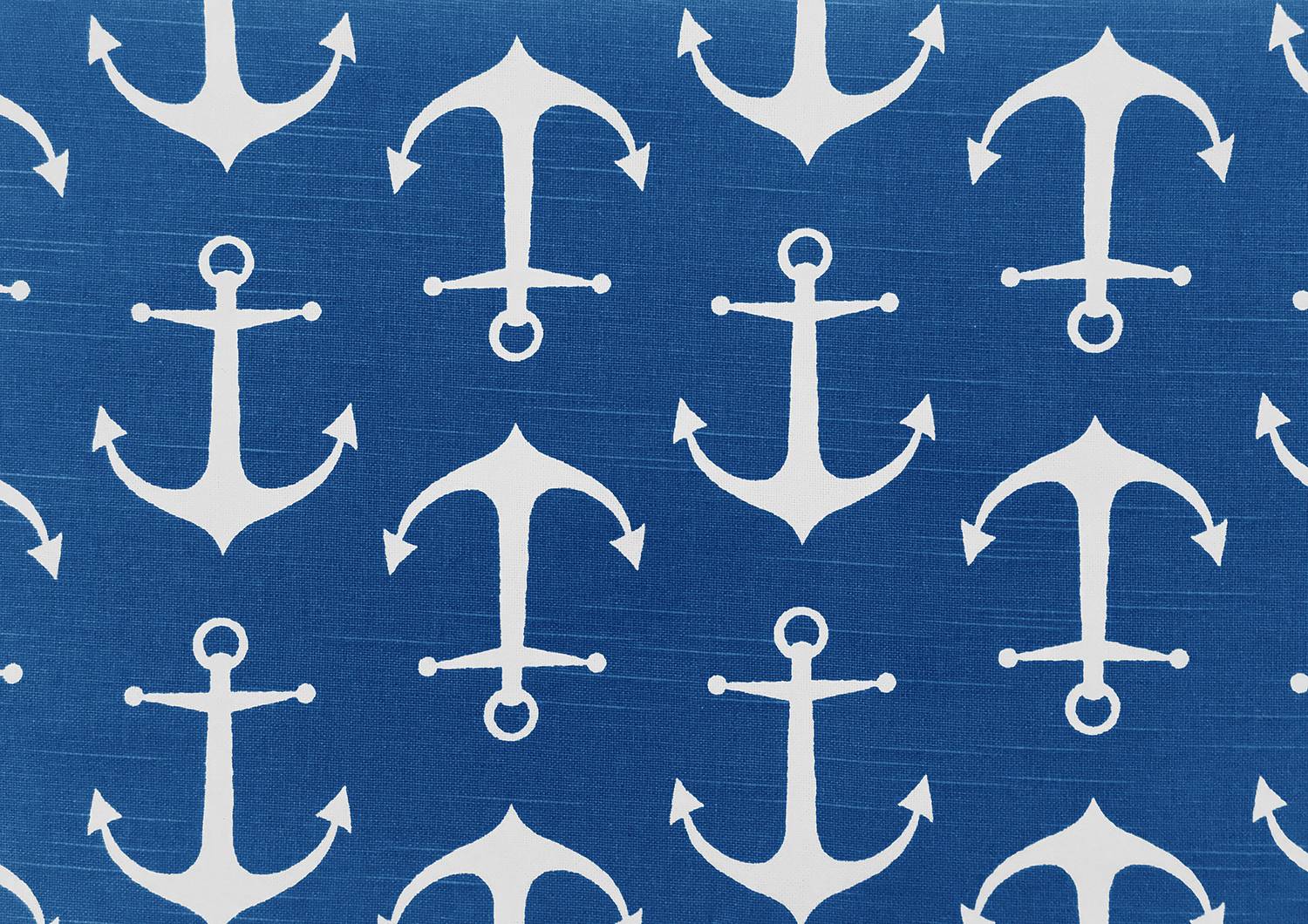 Cotton Canvas With Anchor Print0