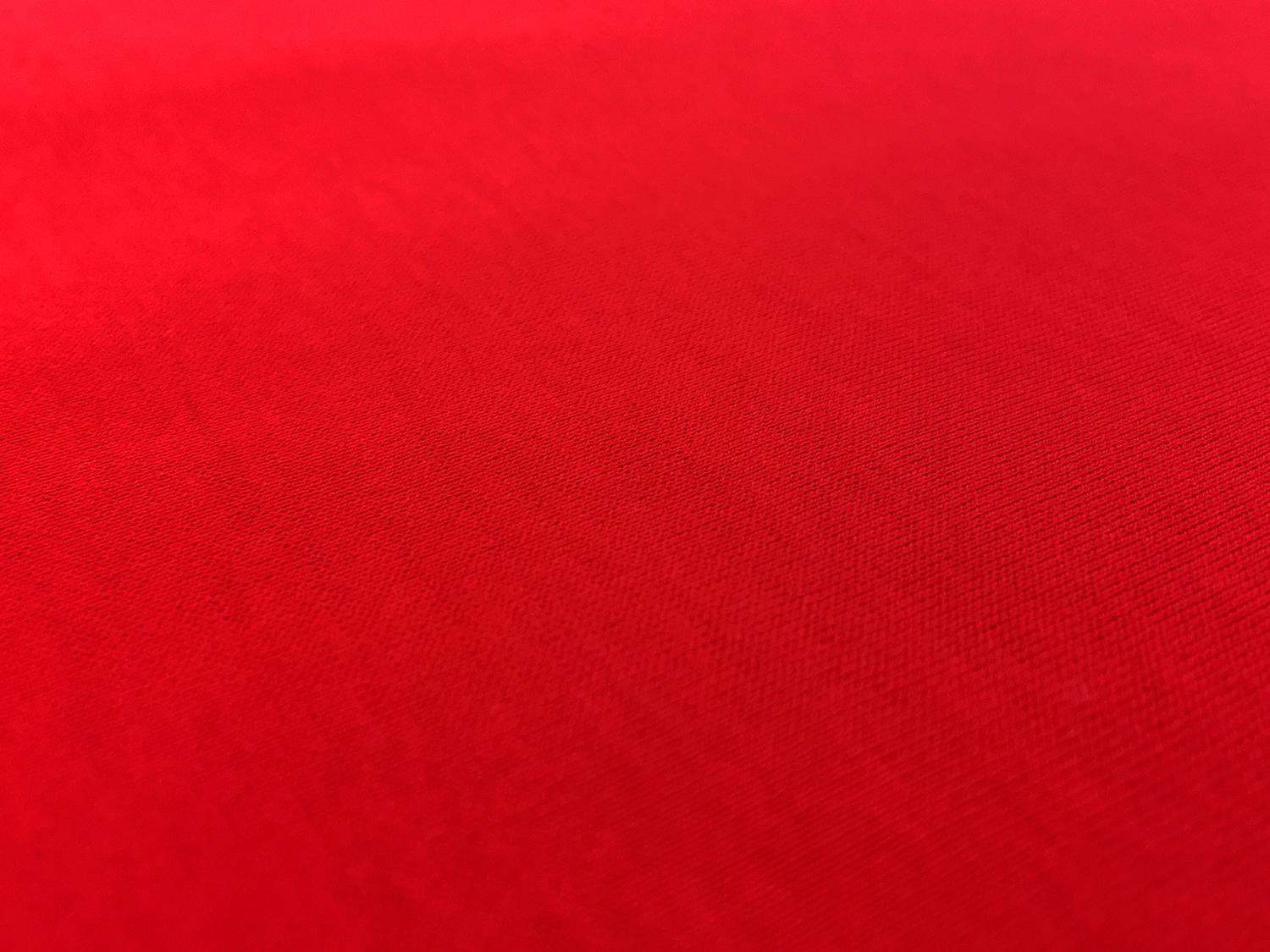 Italian Cotton Jersey in Rosso Corsa
