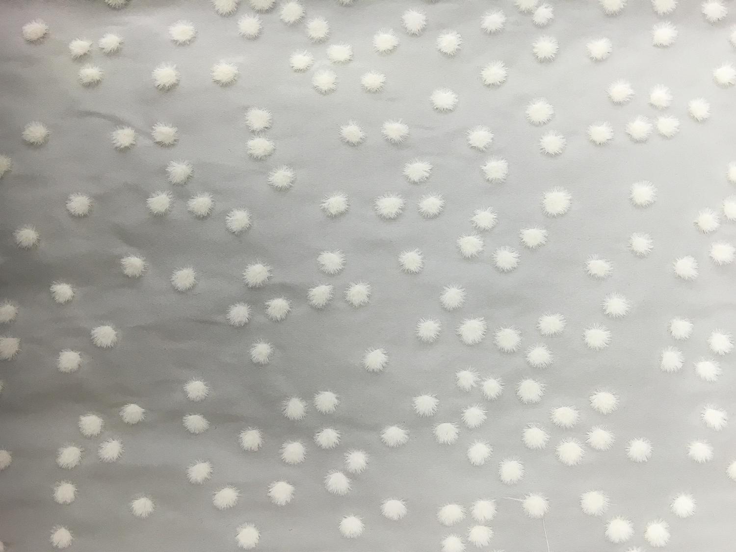 Silk Faille with Polka Dot Flocking2