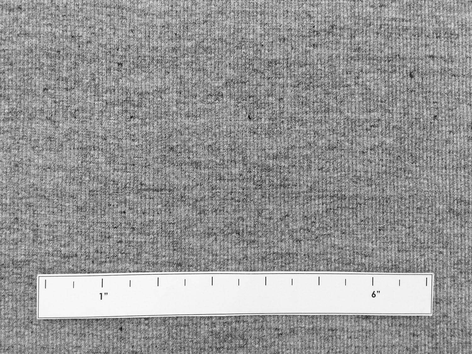 Japanese Cotton Rib Knit in Dark Heather Grey1