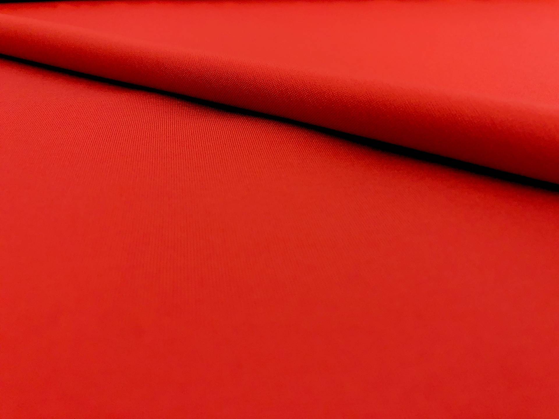 Rayon Blend Ponte Knit in Red Orange2