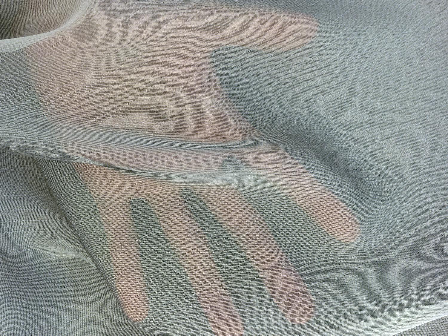 Iridescent Polyester Chiffon in Light Grey1