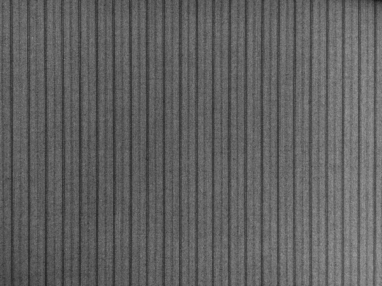 Italian Virgin Wool Tasmania Super 100s Morning Stripe in Grey0