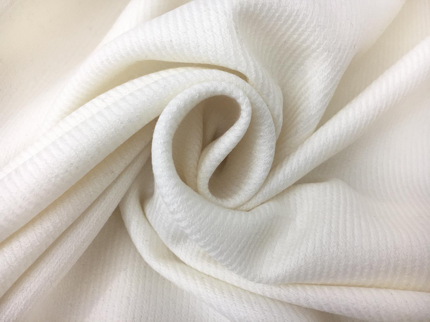 Italian Wool Twill in Ivory1