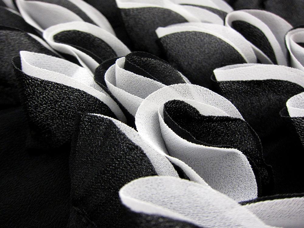 Novelty Samba Polyester Georgette Ruffles1