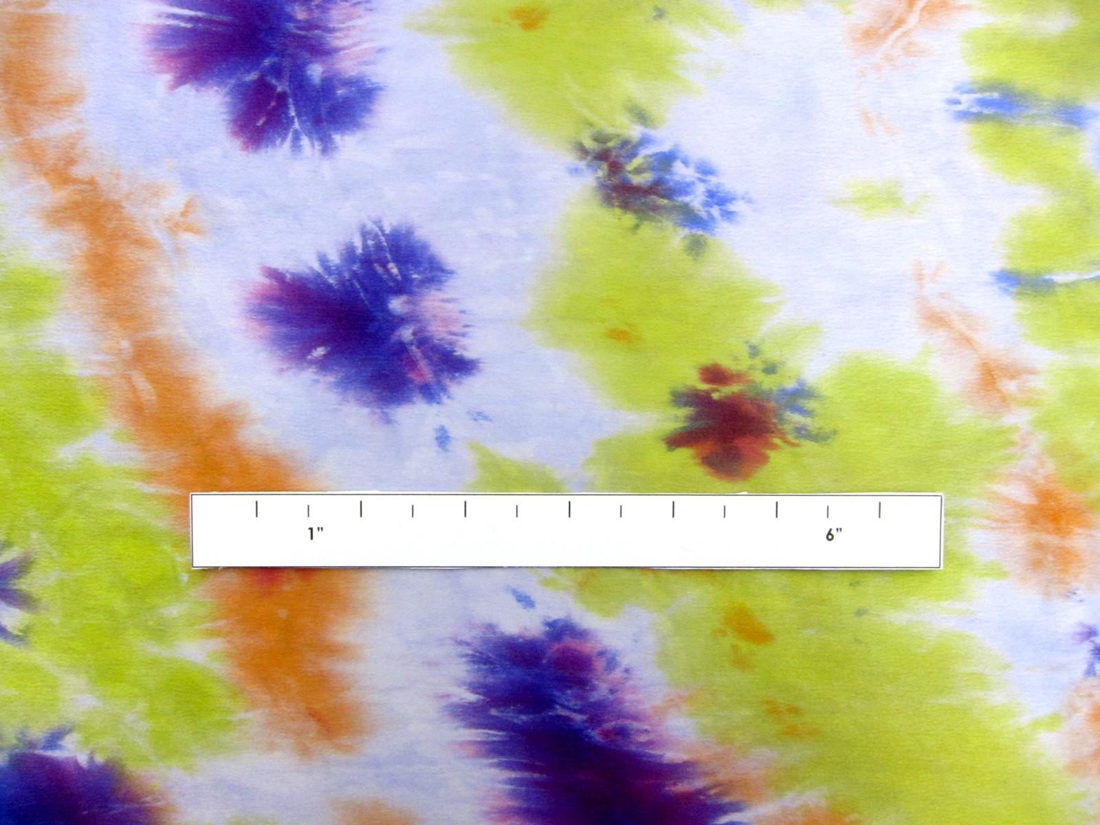 Tie Dye Printed Silk Charmeuse2