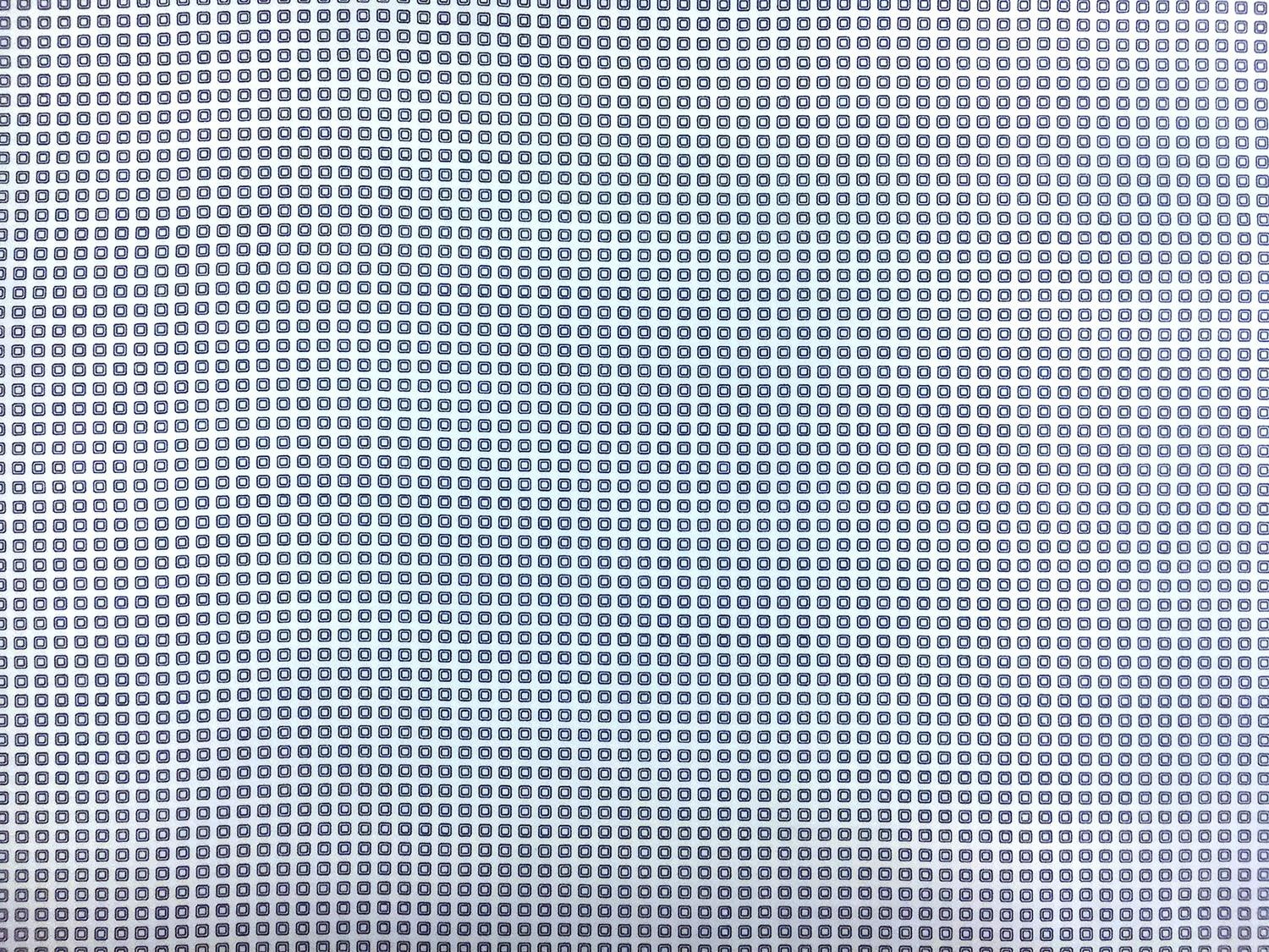 Cotton Shirting Petite Squares Print in Navy0