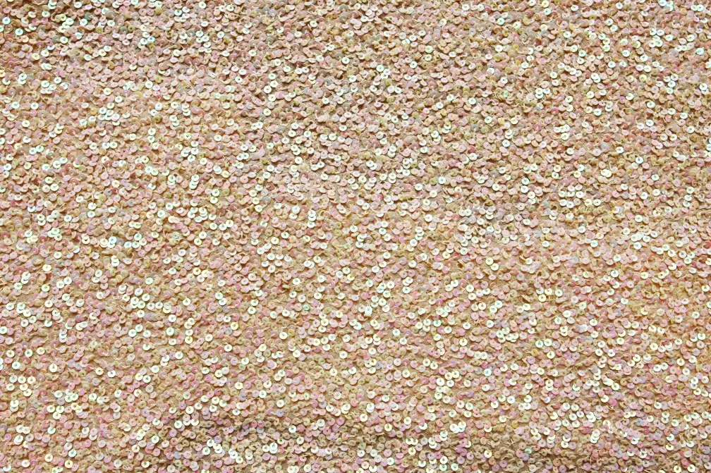 Sequins on Silk Chiffon0